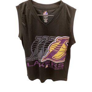 LA Lakers Sleeveless Black Majestic Jersey Boys M* NBA Officially Licensed*NWT